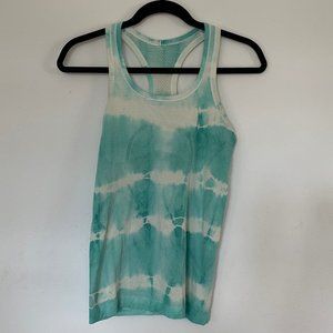 Lululemon Swiftly Teal Tie Dye Tank